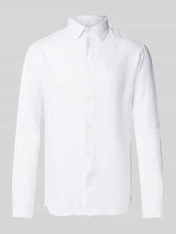 Selected Homme Regular fit linnen overhemd met kentkraag model 'KYLIAN'