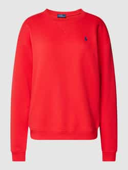 Ralph Lauren Rode Ronde Hals Sweatshirt Red Dames