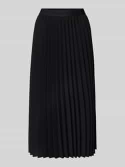 Tommy Hilfiger Plissérok FLUID TWILL PLEATED MIDI SKIRT