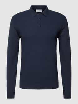 Selected Homme Gebreide pullover met polokraag model 'CORNER'