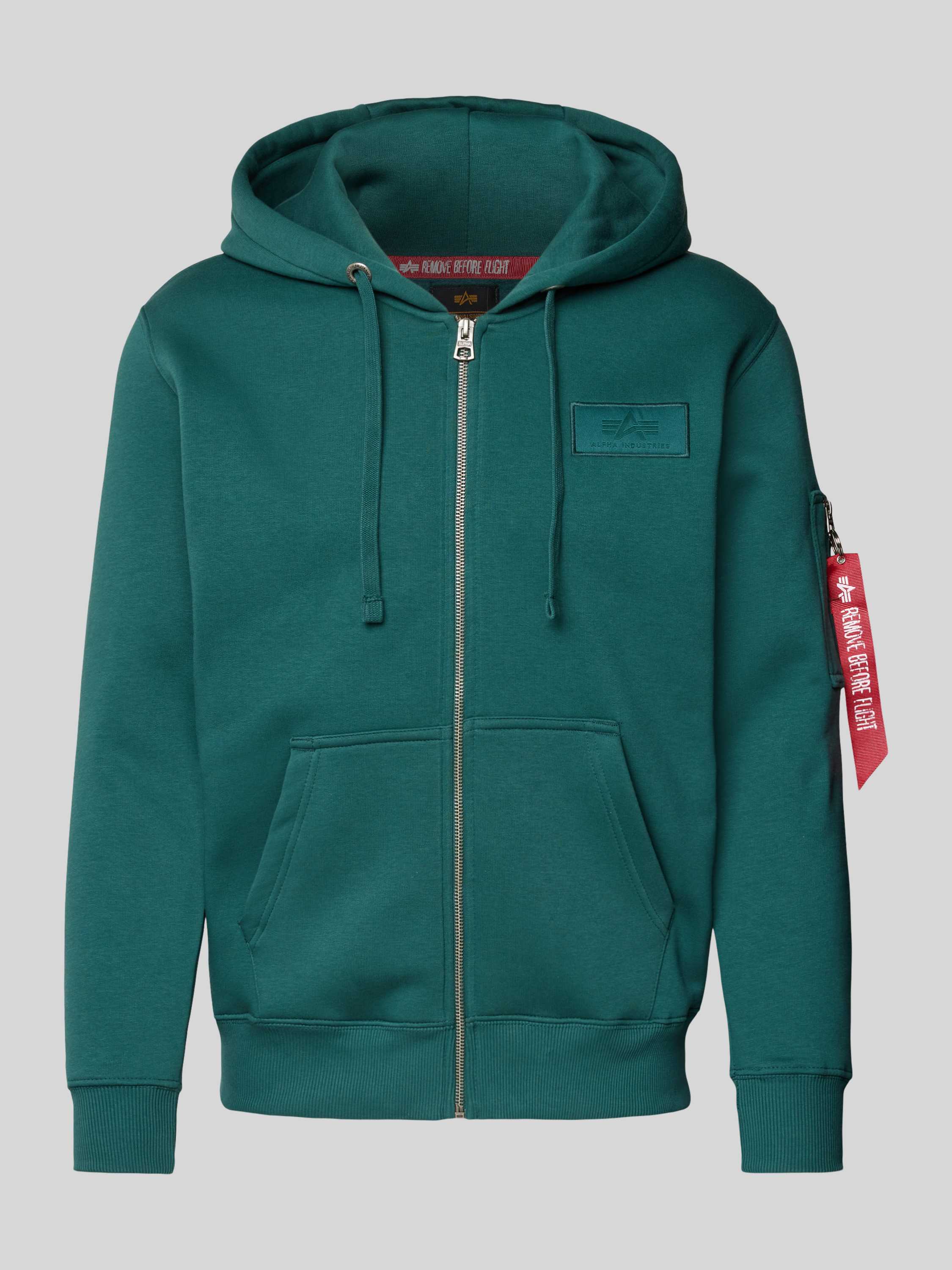 Alpha Industries Hoodie Men Hoodies Back Print Zip Hoody