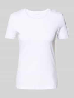 Christian Berg Woman T-shirt met geribde ronde hals