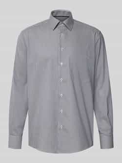 Eterna Comfort fit zakelijk overhemd van katoen met kentkraag