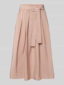 Weekend Max Mara Uitlopende midirok met tailleriem