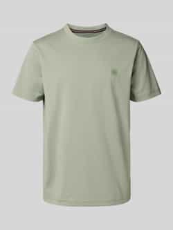Lerros T-shirt met geborduurd logo