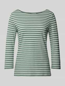 Comma Casual Identity Shirt met lange mouwen met streepmotief