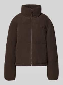 Review Regular fit gewatteerd jack in ribcordlook