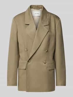 Ivy Oak Blazer van een mix van linnen en lyocell met klepzakken model 'JASEMINA'
