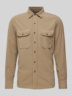 Replay Regular fit vrijetijdsoverhemd met borstzakken model 'CORDUROY'