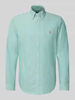 Polo Ralph Lauren Regular fit vrijetijdsoverhemd met logostitching model 'Cub'