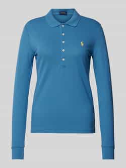 Polo Ralph Lauren Slim fit poloshirt met logostitching model 'JULIE'