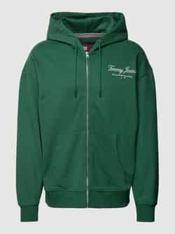 Tommy Hilfiger Groene Rits Hoodie Luxe Stijl Green Heren