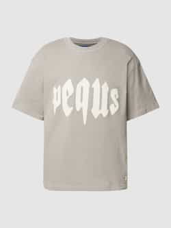 PEQUS T-shirt met labelprint