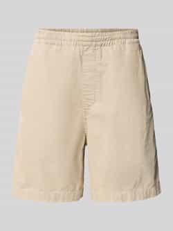 Carhartt Work In Progress Korte regular fit corduroy broek met elastische band model 'REYNOLD'