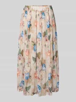 ZABAIONE Midirok met plissévouwen