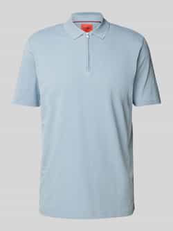 HUGO Regular fit poloshirt met labelpatch model 'Dekok'