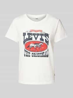 Levi's T-shirt met labelprint model 'THE PERFECT TEE'