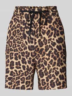 Copenhagen Muse Korte broek van viscose met tunnelkoord model 'GABBY'