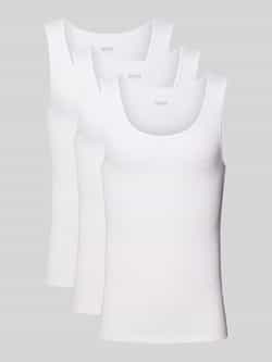 Boss Tanktop met labelstitching in een set van 3 paar model 'ONE'