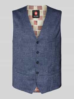 CG Club of Gents Slim fit gilet met viscose model 'Mosley'