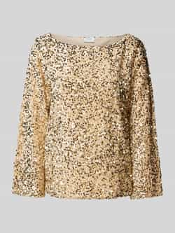 Vila Shirt met lange mouwen en pailletten model 'FAITH'