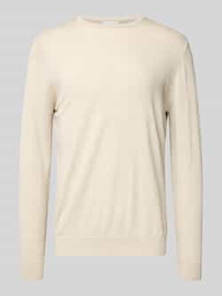 Profuomo Wollen pullover met ronde hals