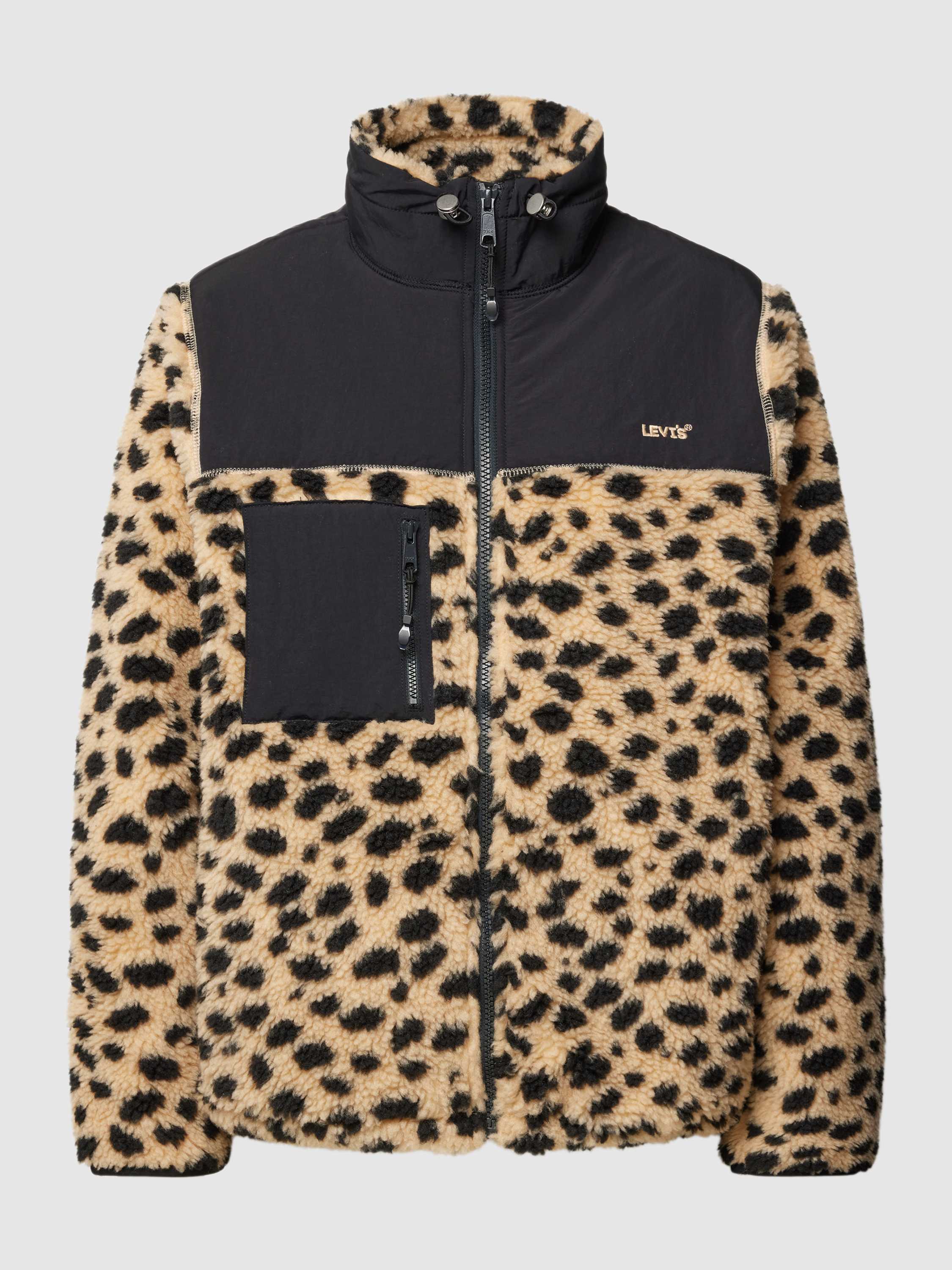 Levi's Sherpa jacket met dierenprint model 'BIG FOOT'