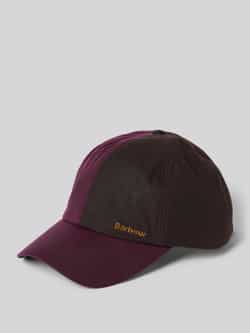 Barbour Baseballpet van puur gewaxt katoen