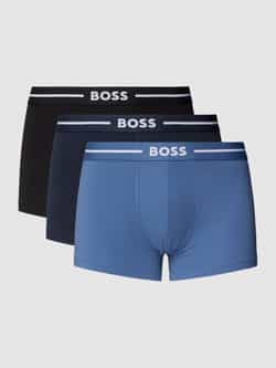 Boss Boxershort met elastische band met logo in een set van 3 stuks