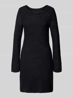 Only Knielange gebreide jurk met ronde hals model 'GEENA'