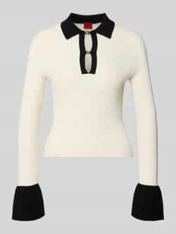 HUGO Slim fit poloshirt van viscosemix model 'SHARRO'