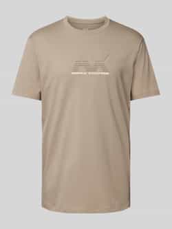 Armani Exchange T-shirt met labelprint