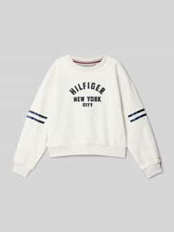 Tommy Hilfiger Teens Relaxed fit sweatshirt van katoenmix