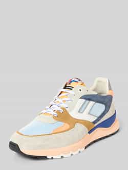 Floris van Bommel Sneakers met labelpatch model 'De Treener'