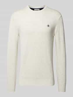 Scotch & Soda Gebreide pullover met logostitching model 'Essentials'