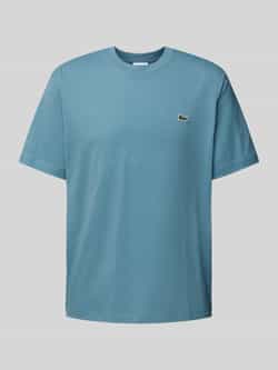 Lacoste Iconisch T-shirt Blauw Grijs Katoen Blue Heren