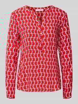 Christian Berg Woman Regular fit blouse van viscose met V-hals