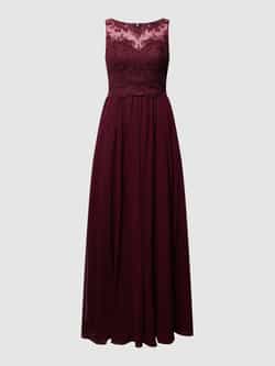 Laona Avondjurk met siersteentjes en bloemenborduursels