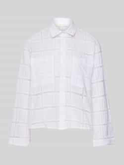 Christian Berg Woman Regular fit blouse met broderie anglaise