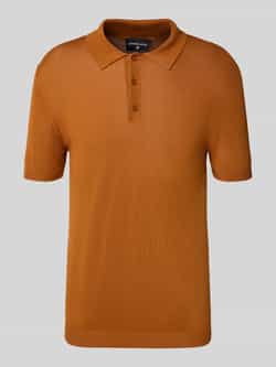 Strellson Regular fit poloshirt van pure viscose model 'VADIM'