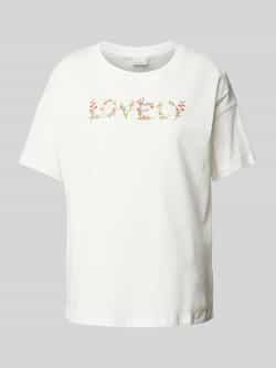 Kaffe T-shirt met stitching model 'Firia'