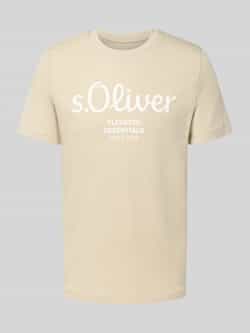 s.Oliver RED LABEL Regular fit T-shirt van puur katoen
