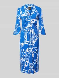 Marc Cain Maxi-jurk met plooien