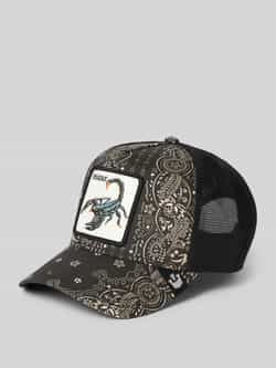 GOORIN BROS. Trucker-pet met motiefpatch en paisleymotief