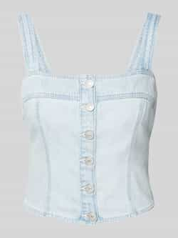 Levi's Korte top met knoopsluiting model 'DREA'