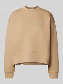 Lacoste Casual Crocodile Logo Sweatshirt Beige Dames