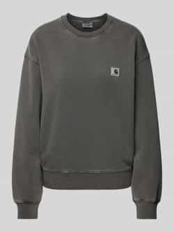 Carhartt Work In Progress Sweatshirt met labeldetail model 'NELSON'
