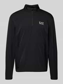 EA7 Emporio Armani Sweatshirt met opstaande kraag model 'VENTUS'