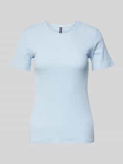 Pieces Slim fit T-shirt van katoenmix model 'RUKA'