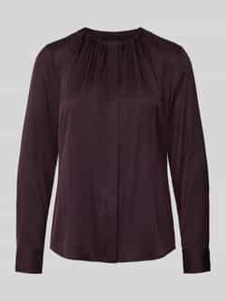 Boss Regular fit blouse met lange mouwen van zijdemix model 'BANORAH'